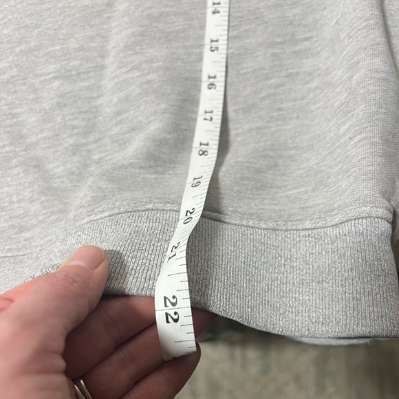 Agolde Gray Crew Neck Sweater Classic Fine Knit - Picture 5 of 10